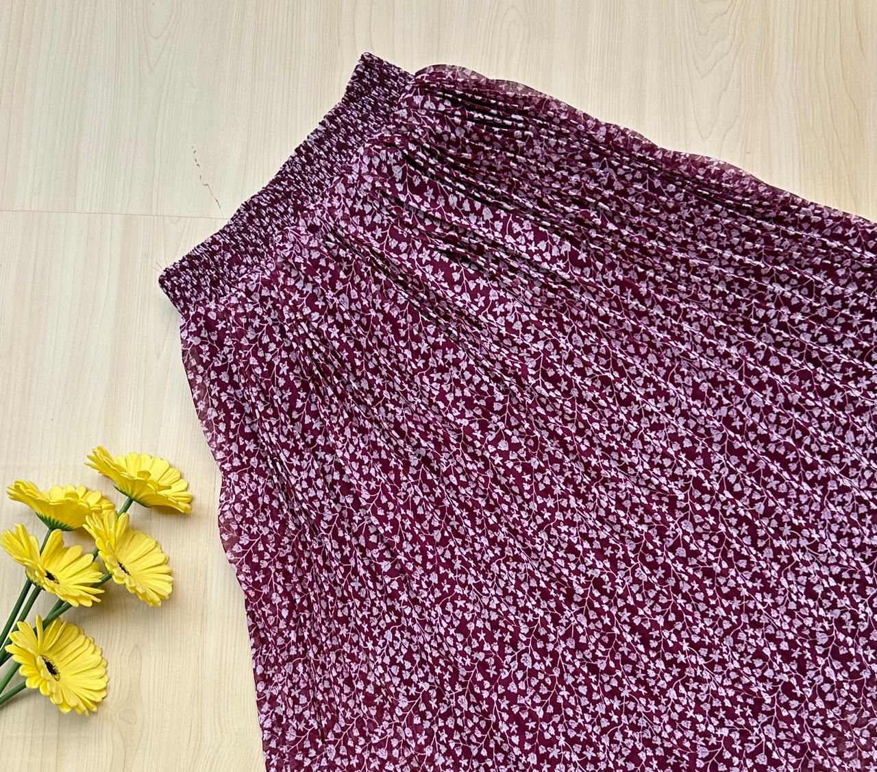 WhatsApp Image 2026-07-19 at 12.52.10 PM (1) Printed pleated skirt - Image 1