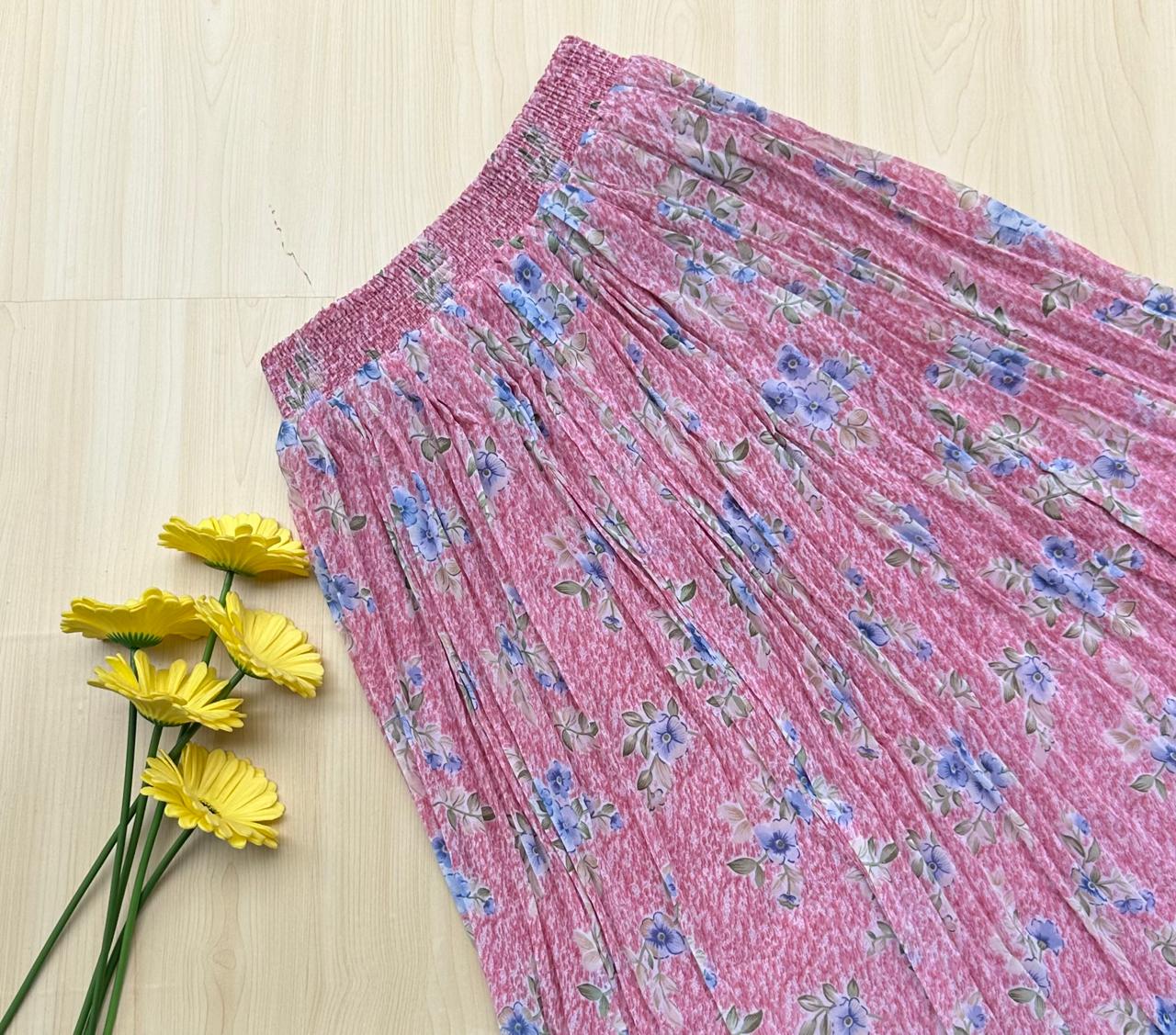 WhatsApp Image 2026-07-19 at 12.52.10 PM (2) Printed pleated skirt - Image 1