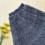 Printed pleated skirt