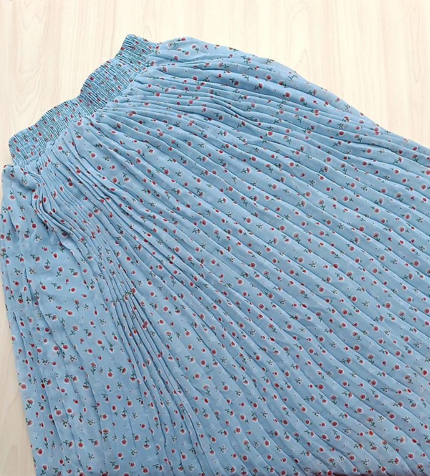 WhatsApp Image 2026-07-29 at 3.05.08 PM Printed pleated skirt – Full length - Image 1