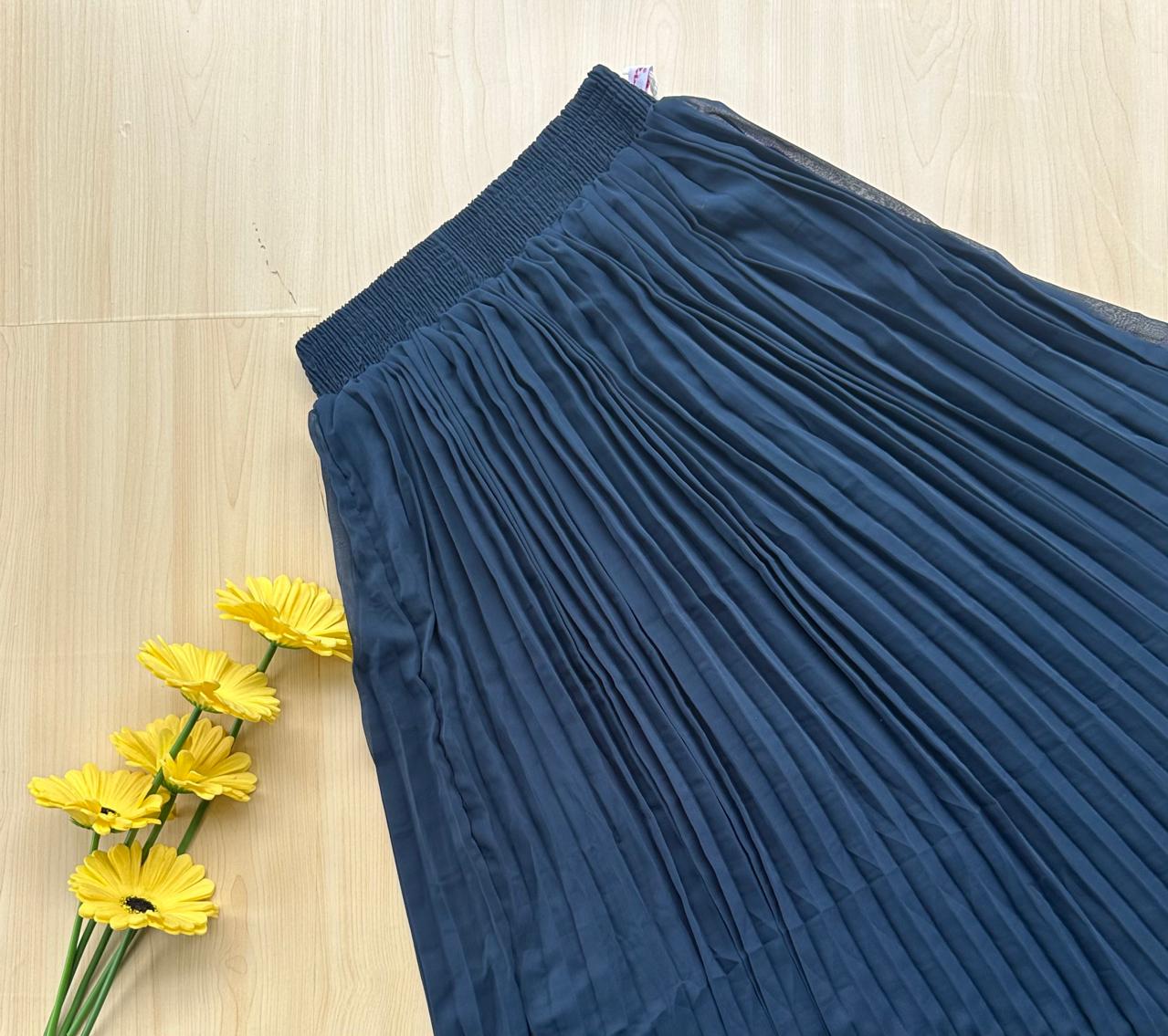 WhatsApp Image 2026-08-09 at 12.46.03 PM Plain pleated skirt - Image 1