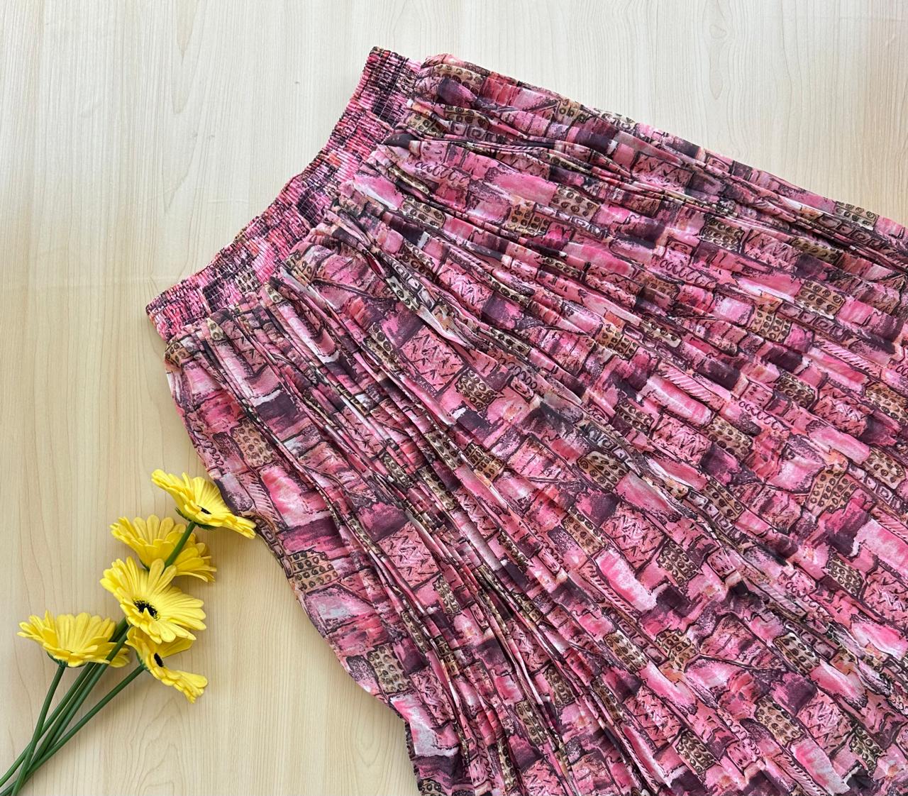 WhatsApp Image 2026-09-03 at 4.23.53 PM (1) Printed pleated skirt - Image 1
