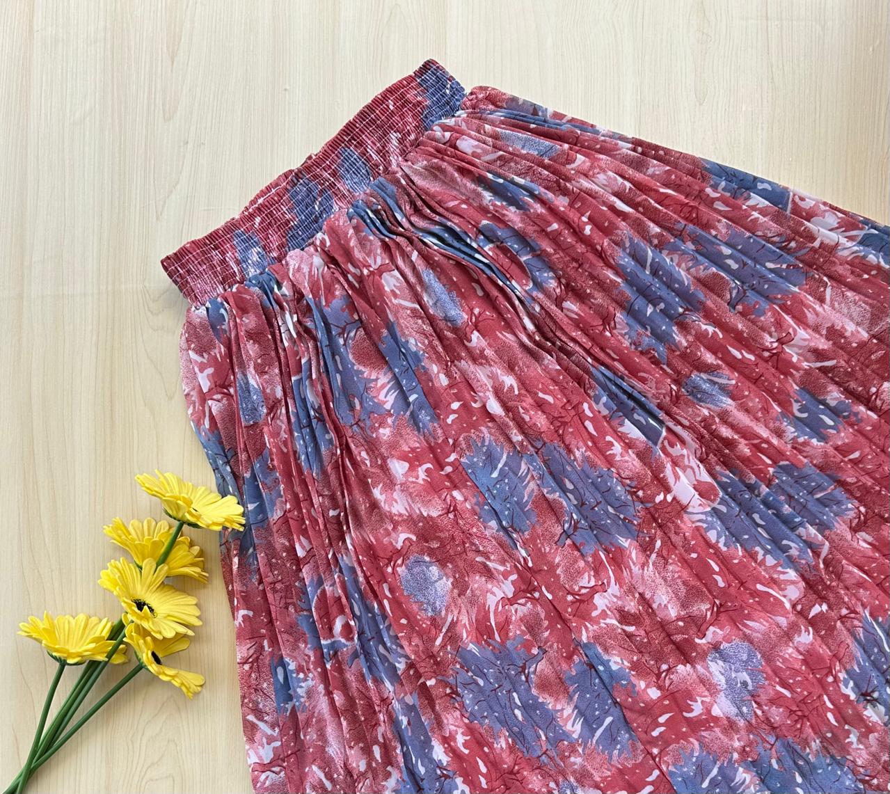 WhatsApp Image 2026-09-03 at 4.23.53 PM (3) Printed pleated skirt - Image 1