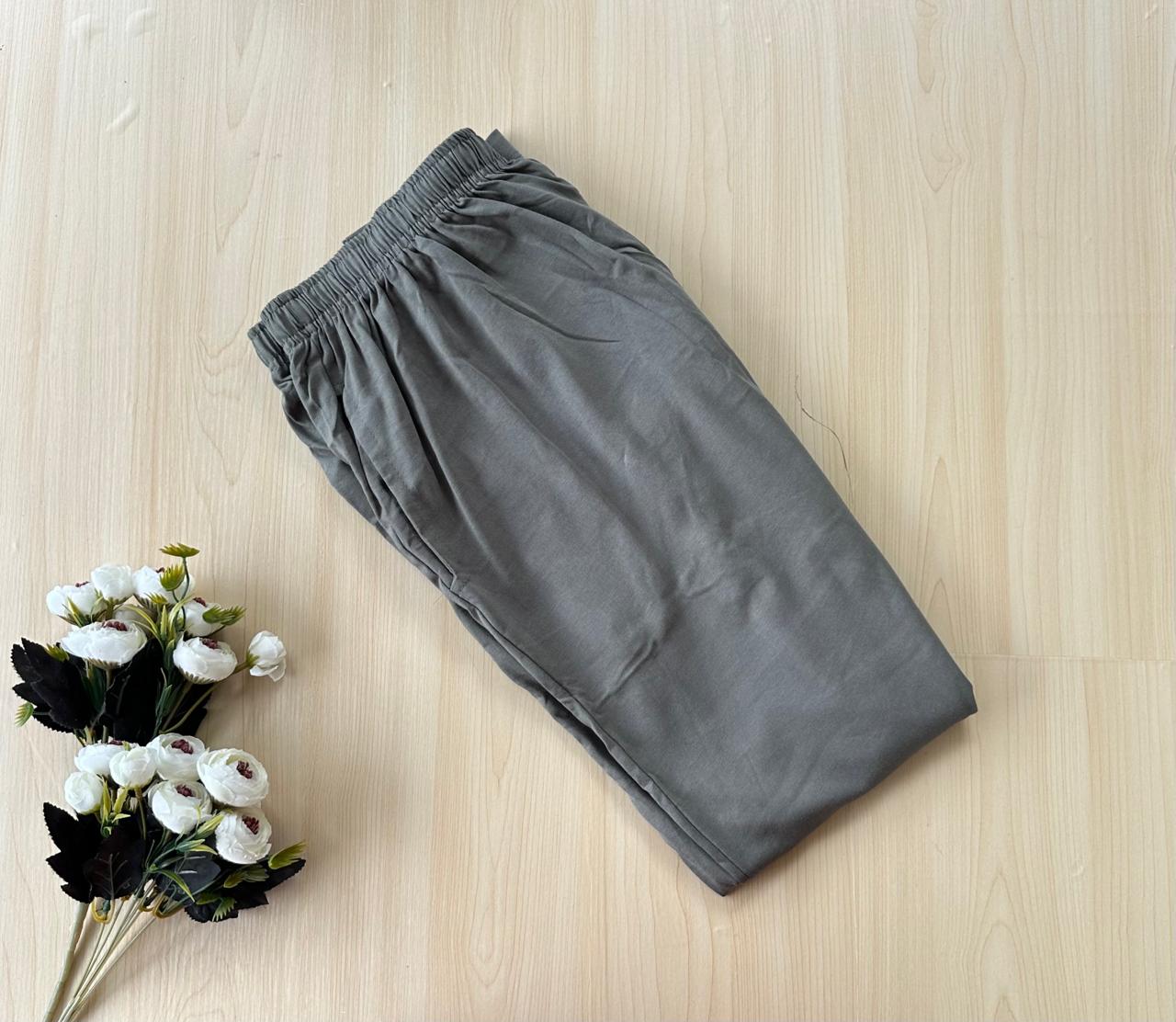 WhatsApp Image 2026-09-25 at 12.07.13 PM Solid pyjama pant -Ash - Image 1