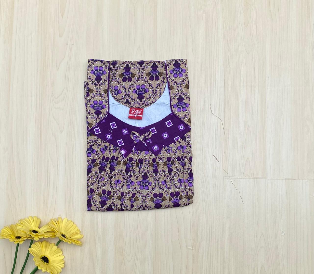 WhatsApp Image 2026-10-20 at 12.48.43 PM N Style Cotton nighty - Image 1
